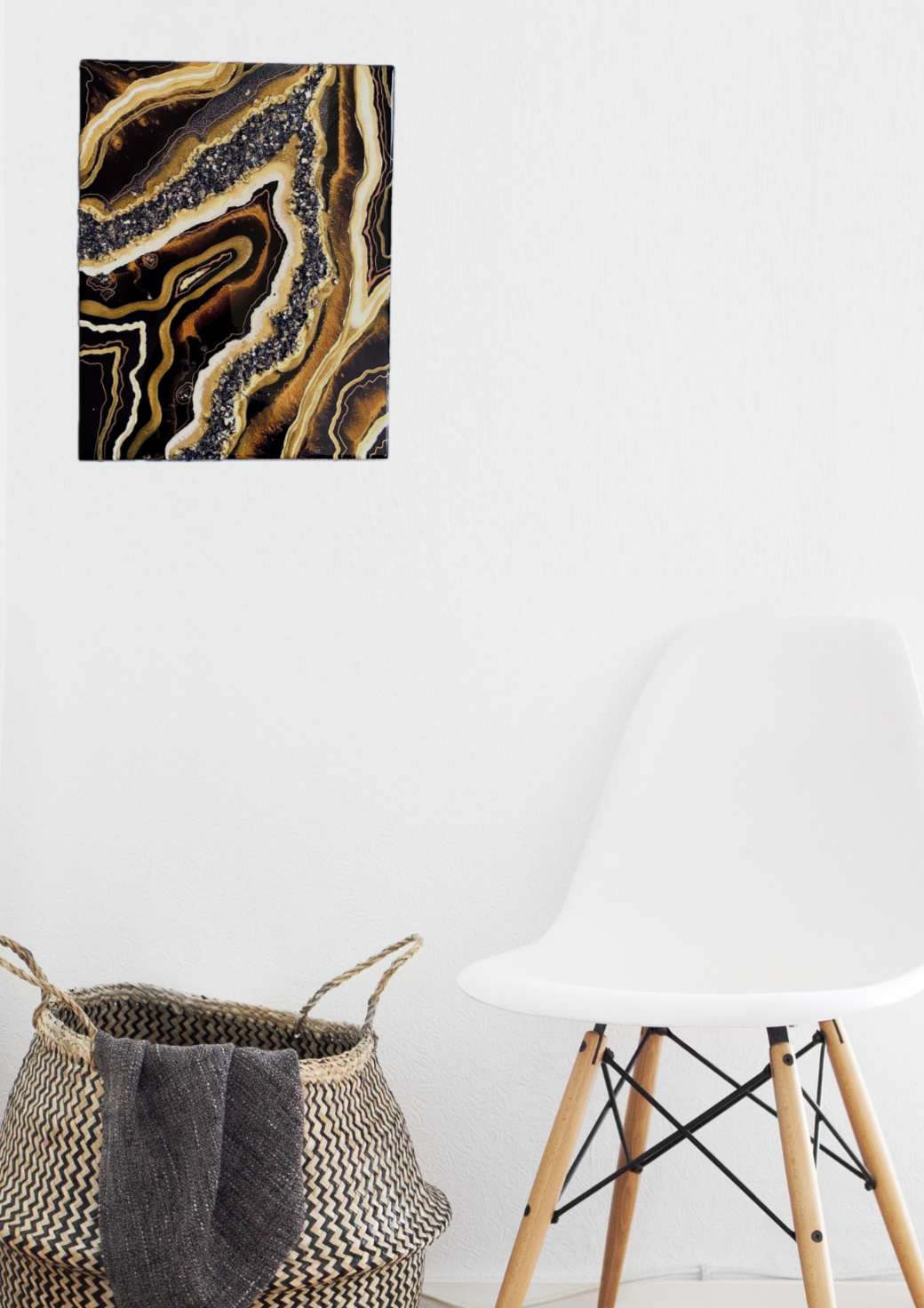 Tigers Eye Geode Wall Art